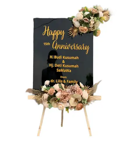 Papan Bunga Akrilik Blang Cut