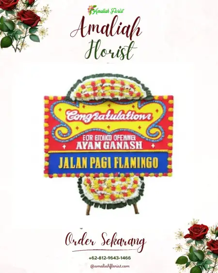 Sewa Papan Bunga Blang Cut